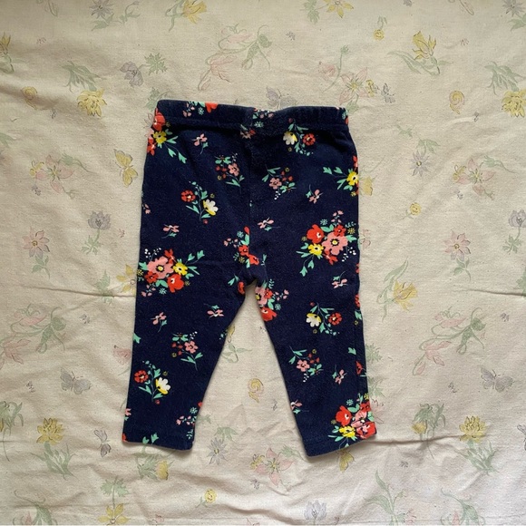 Carters Blue Floral Onesie and Pants Outfit Bundle 3m - Picture 8 of 8